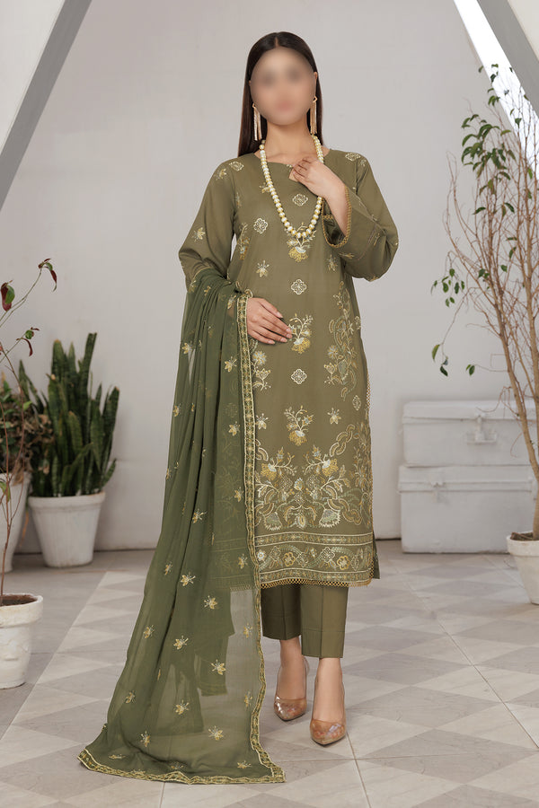 HUSN | 3PC UNSTITCHED