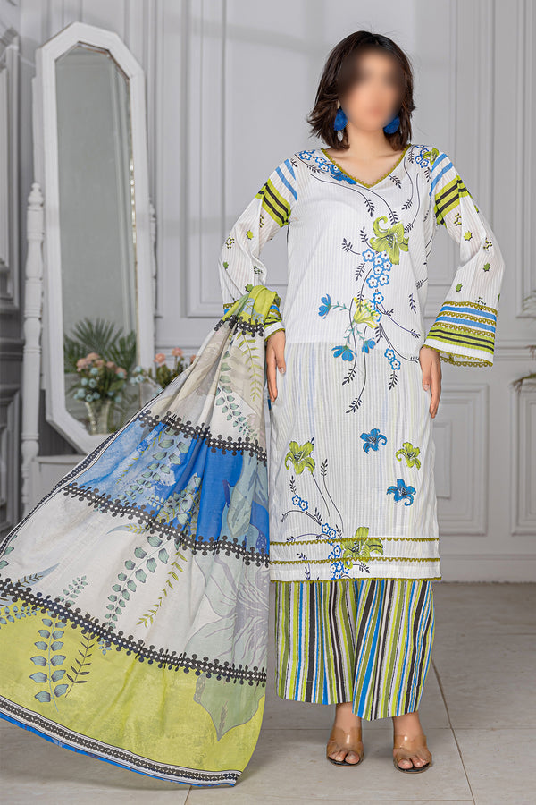 VIBRANT | 3PC UNSTITCHED